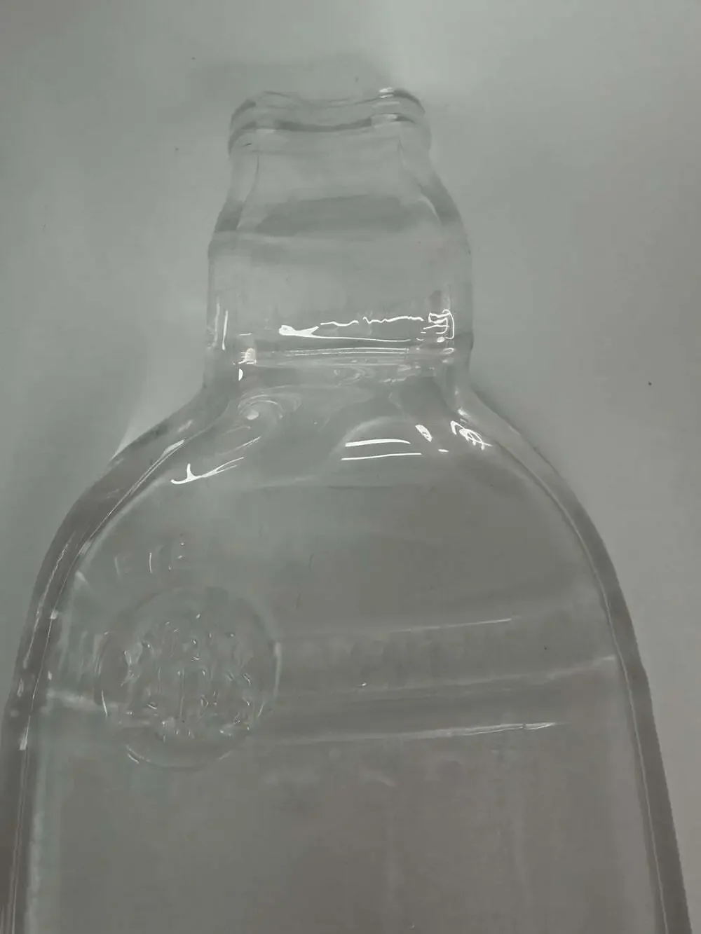 Melted Whiskey Bottle Spoon Rest 12.5”x5”